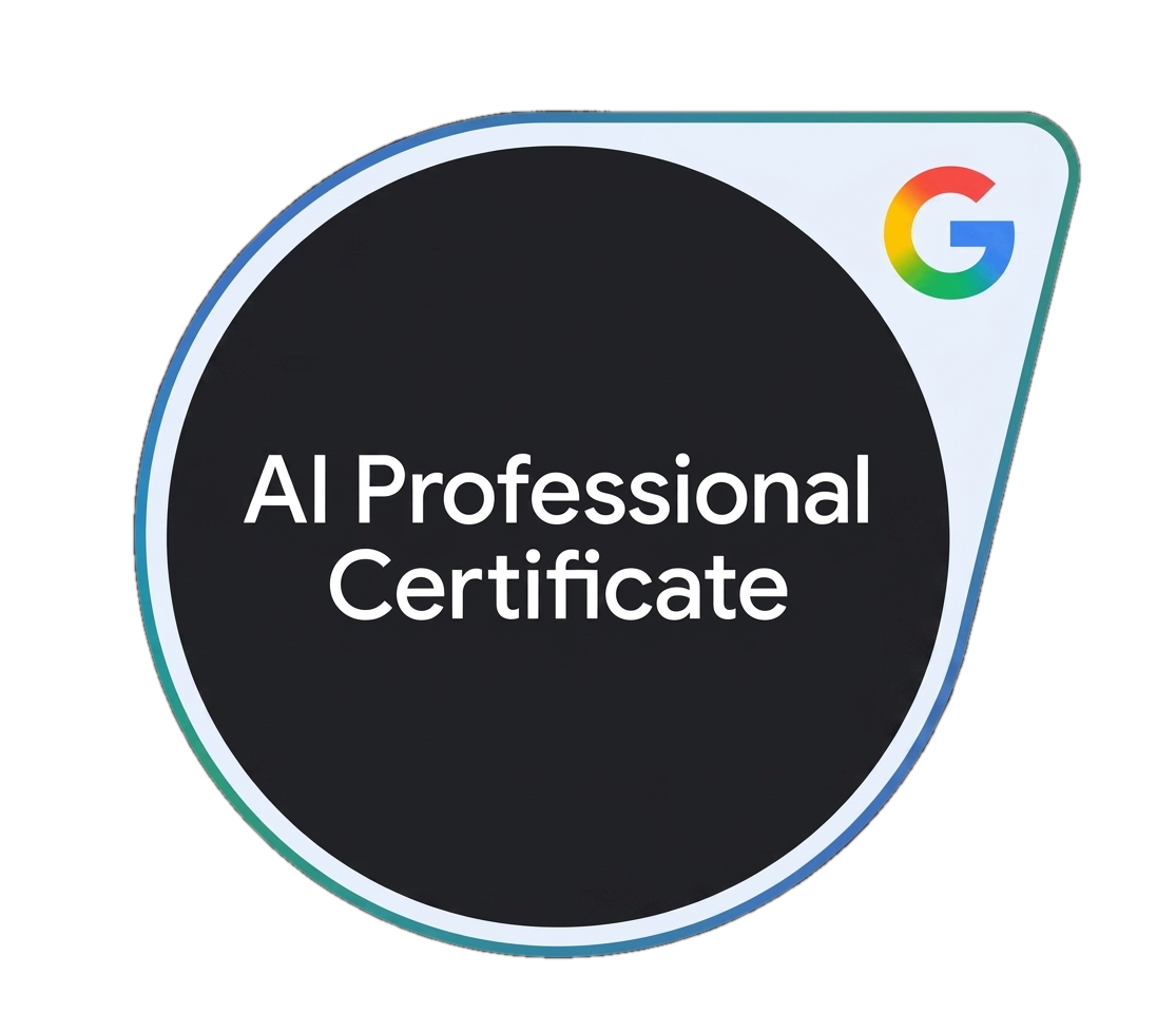 Google AI Professional Certificate